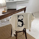 GobekUsa Cartoon Panda Flannel Double Sided Woolen Blanket for Home Office Sofa - Super Soft & Cozy