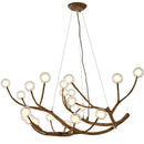 GobekUsa Glass Bubble Chandelier Pendant Light for Living Dining Room