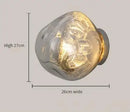 GobekUsa Lava Glass Wall Lamp: Nordic Design for Home Decor, Living Room, Bedroom