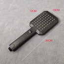GobekUsa Black High Pressure Handheld Shower Head for Water Saving and Bathroom Rainfall