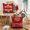 GobekUsa Christmas Elk Letter Pillowcase 45x45cm for Living Room