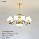 GobekUsa Jade Pendant Lamp: European Luxury for Living Room, Villa, Dining Room, Bedroom