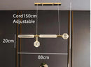 GobekUsa Glass Tubes Chandelier LED Pendant Lamp for Modern Luxury Lighting