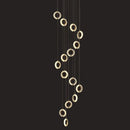 GobekUsa Crystal Gold LED Chandelier Modern Luxury Ceiling Lamp