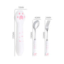 GobekUsa Kawaii Cat Claw Cutlery Set for Kids - Portable Outdoor Tableware Kit