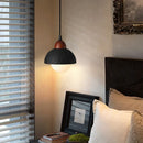 GobekUsa Black Travertine Pendant Light: Nordic Modern LED Hanging Lamp for Living Room & Bedroom