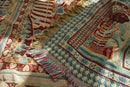 GobekUsa Boho Jacquard Knit Throw Blanket