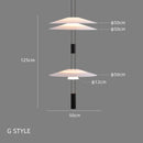 GobekUsa Circular Pendant Light: Modern Minimalist Hanging Lamp for Living Room, Dining, Bar