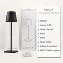GobekUsa Crystal LED Rechargeable Table Lamp - Elegant Cordless Hotel Restaurant Bar Light