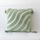 GobekUsa Bohemian Tufted Tassel Pillow Case - Geometric Nordic Style Sofa Cushion