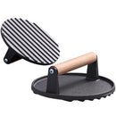 GobekUsa Cast Iron Burger Press for Grill Hamburger Steak Heavy-Duty Meat Press