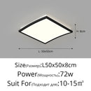 GobekUsa LED Ceiling Lights: Minimalist Square Design for Bedroom, Living Room, Dining Room Lighting