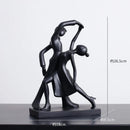 GobekUsa Abstract Resin Sculpture Modern Desk Decoration Minimalist Figures Ornaments