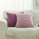 GobekUsa Geometric Chenille Throw Pillowcase: Hidden Zipper Cushion Cover for Home Decor