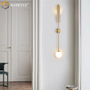 GobekUsa Gold LED Single Head Wall Lamp for Living Room, Bedroom, and Corridor