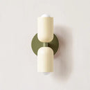 GobekUsa Cream Double Head Wall Lamp: Nordic Medieval Design for Bedroom, Children's Room, Study
