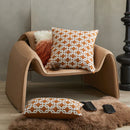 GobekUsa Jacquard Crochet Pillow Covers in Yellow-brown for Elegant Home Decor