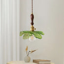 GobekUsa Copper Wood Glass LED Pendant Lamp - French Minimalist Design for Home Decor