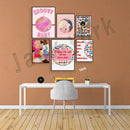 GobekUsa Funky Disco Gogo Boot Print | 70s Poster & Retro Wall Art for Eclectic Decor