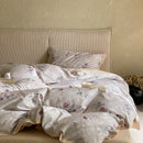 GobekUsa Egyptian Cotton Bedding Set: Queen King Ru Size Print Duvet Cover Sheet Pillowcase