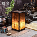 GobekUsa Hedge Stone Candle Holder: Ancient Decorative Amber Table Lamp