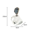 GobekUsa Gold-plated Agate Stone Perfume Bottle for Aromatherapy Essential Oils