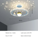 GobekUsa LED Star Chandelier: Kids Room Lighting Fixture for Bedroom & Study Room