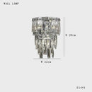 GobekUsa Crystal Ceiling Chandelier - Elegant Two-story Room Decor