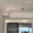 GobekUsa Gold Steel LED Pendant Lights - Luxury Dimmable Suspend Lamp