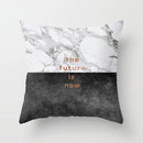 GobekUsa Gray Marble Black Agate Pillow Case for Home Sofa Chair Decor