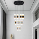 GobekUsa LED Staircase Chandelier: Modern Duplex Home Lighting for Architectural Decoration