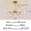 GobekUsa LED Chandeliers for Modern Living Room Bedroom Study Kitchen Lighting