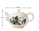 GobekUsa Dehua Clay Kung Fu Tea Set Teapot Gaiwan Samovar Coffeeware Teaware Bar