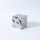 GobekUsa Gold Ceramic Geometric Irregular Fold Pattern Decorative Figurine