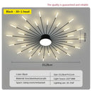 GobekUsa Acrylic Sunflower Ceiling Lamp in Brushed Antique Gold