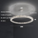 GobekUsa Crystal LED Chandelier - Modern Luxe Living Room Lighting