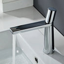 GobekUsa Brass Bathroom Faucet Mixer Tap, Black/Gold Finish, Single Handle Hot/Cold Lavatory