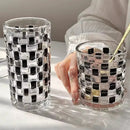 GobekUsa Black Rattan Frame Glass Cups Set - High-Value Drinkware Gift