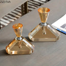 GobekUsa Amber Crystal Perfume Bottle - Creative Aromatherapy Essential Oil Container
