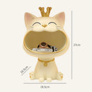 GobekUsa Lucky Cat Sculpture Storage Box Desk Decoration Miniature Figurine