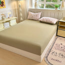 GobekUsa Double Bed Elastic Fitted Sheet - Dust-Proof Microfiber Mattress Cover