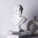 GobekUsa 12.2" Cupid Statue Plaster Sculpture for Painting Practice and Home Decor