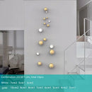 GobekUsa Gold Ball Wall Hanging Ornaments Spherical Crafts Room Decor Display Pendants