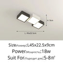 GobekUsa Geometric Chandelier: Minimalist Modern Luxe Black White Bedroom Lamp