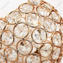 GobekUsa Crystal Wall Lamp Sconce, Retro Industrial Style Fixture for Home Living Room Bedroom