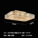 GobekUsa Gold Glass Ceiling Chandelier LED Suspension Luminaire for Home Decor