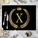 GobekUsa Kitchen Table Mats Set of 4, 42*32cm, Cotton Linen Coasters for Dining Home Decor
