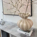 GobekUsa Lace Ceramic Vase for Home Decor Bouquets and Arrangements
