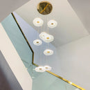 GobekUsa Lotus Leaf Nordic Chandelier for Elegant Home Decor