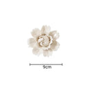 GobekUsa Elegant Porcelain Peony Flower Wall Ornaments